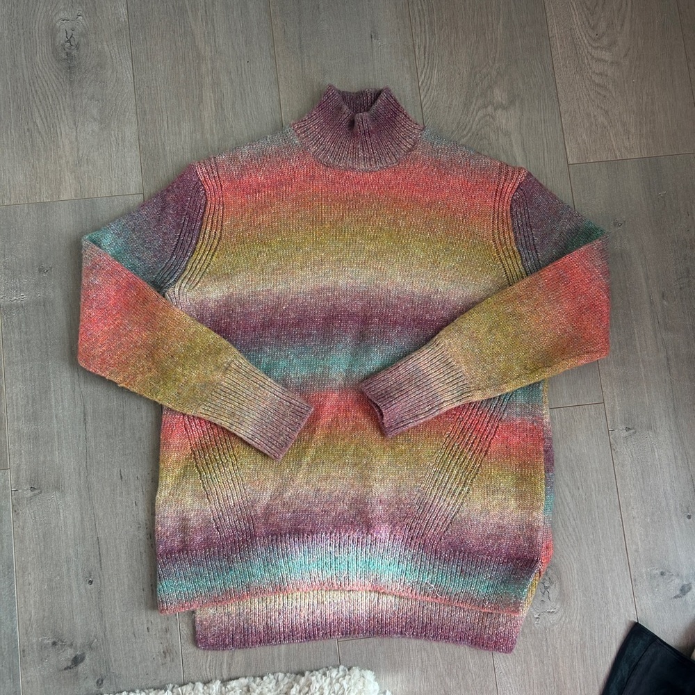 Christian Siriano Multicolor Turtleneck Medium